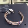APM Monaco Colorful Dynamic Small Circle Triple-Open Bangle Bracelet