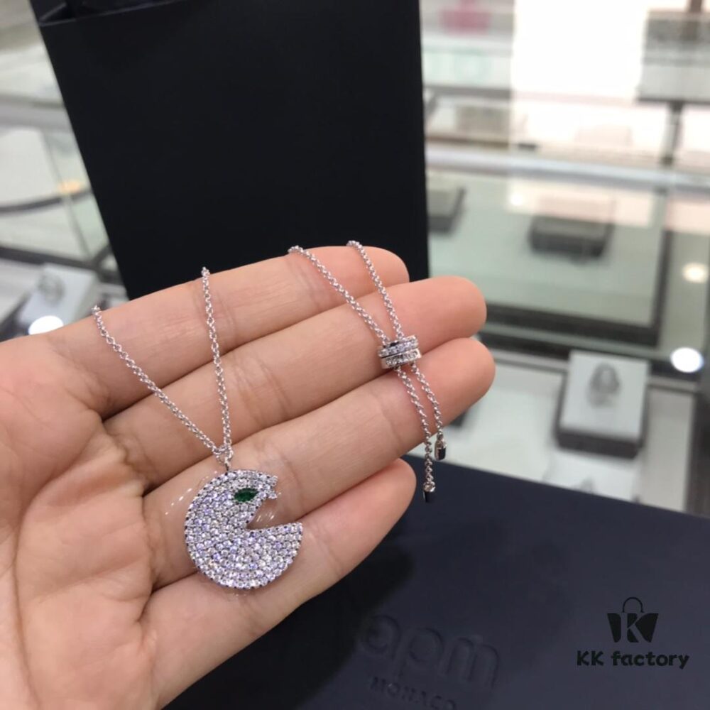 Cute APM Monaco Lightning Pac Earrings, New Rhinestone Silver Jewelry for Women, Pierced Ear Drops, Valentine's Day Recommended Style