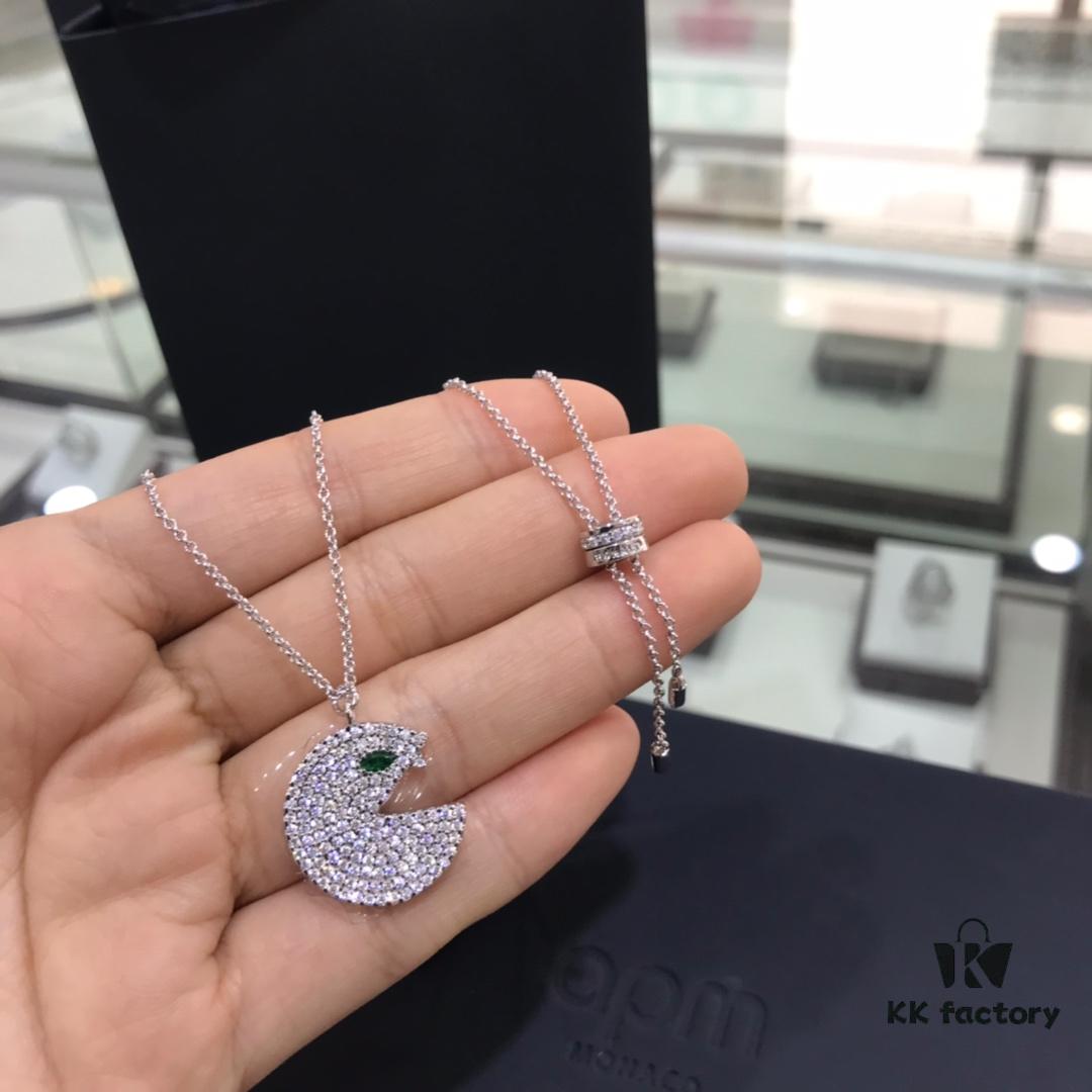 Cute APM Monaco Lightning Pac Earrings, New Rhinestone Silver Jewelry for Women, Pierced Ear Drops, Valentine's Day Recommended Style