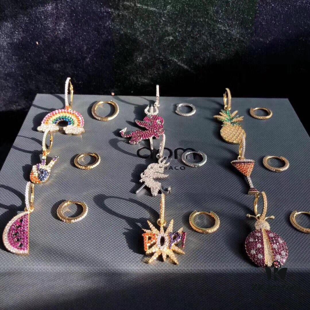 APM Fairy Tale A/B Style Earrings - Colorful and Charming for Summer