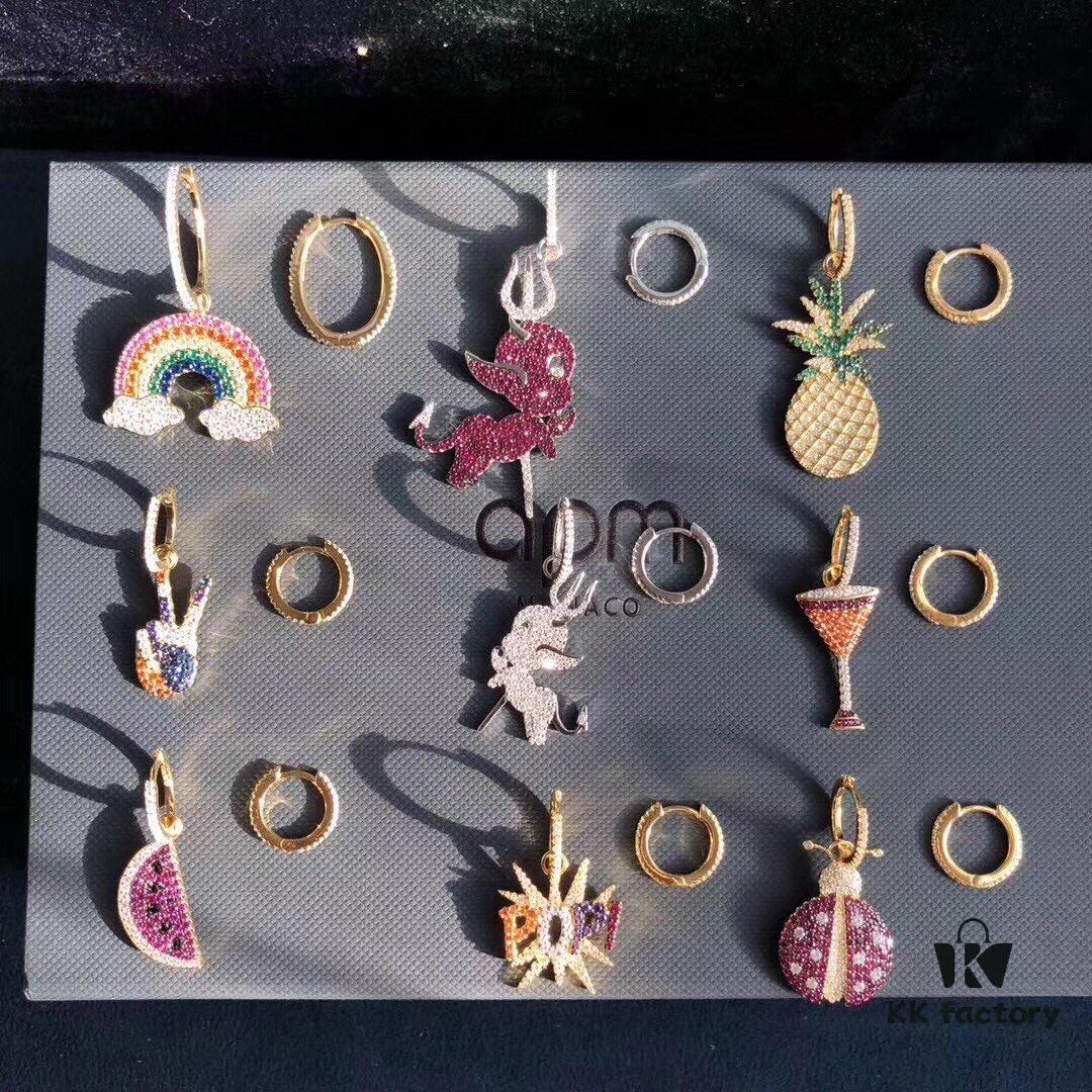 APM Fairy Tale A/B Style Earrings - Colorful and Charming for Summer