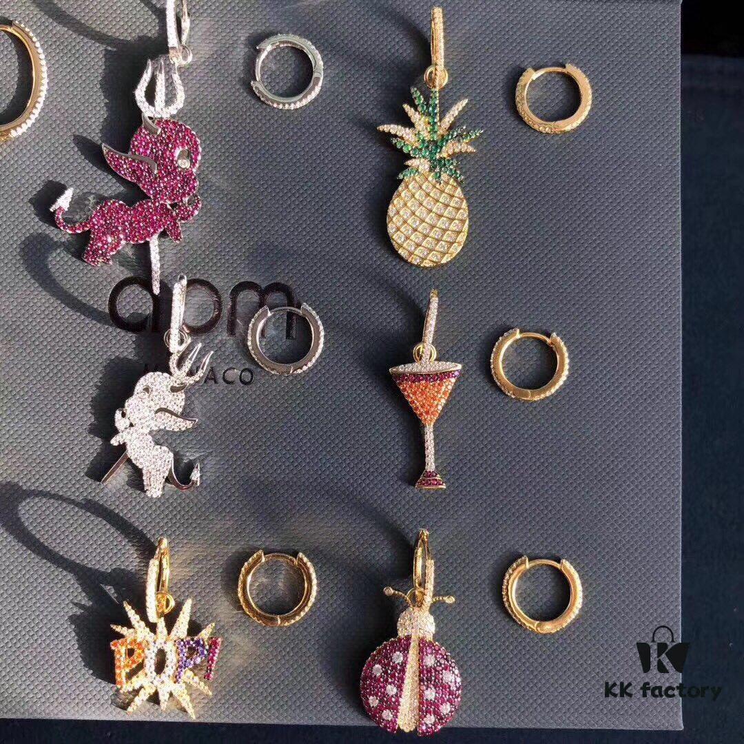 APM Fairy Tale A/B Style Earrings - Colorful and Charming for Summer