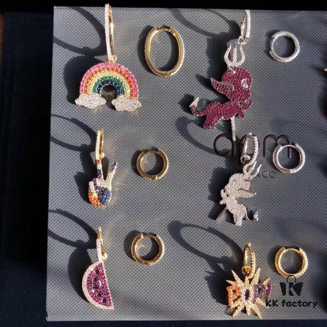 APM Fairy Tale A/B Style Earrings - Colorful and Charming for Summer