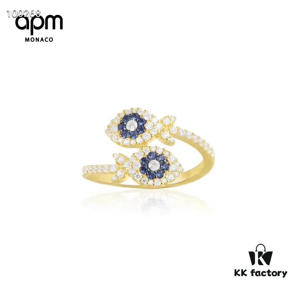 APM Monaco New Arrival Ocean Collection Little Goldfish Ring, Fun, Unique, and Cute