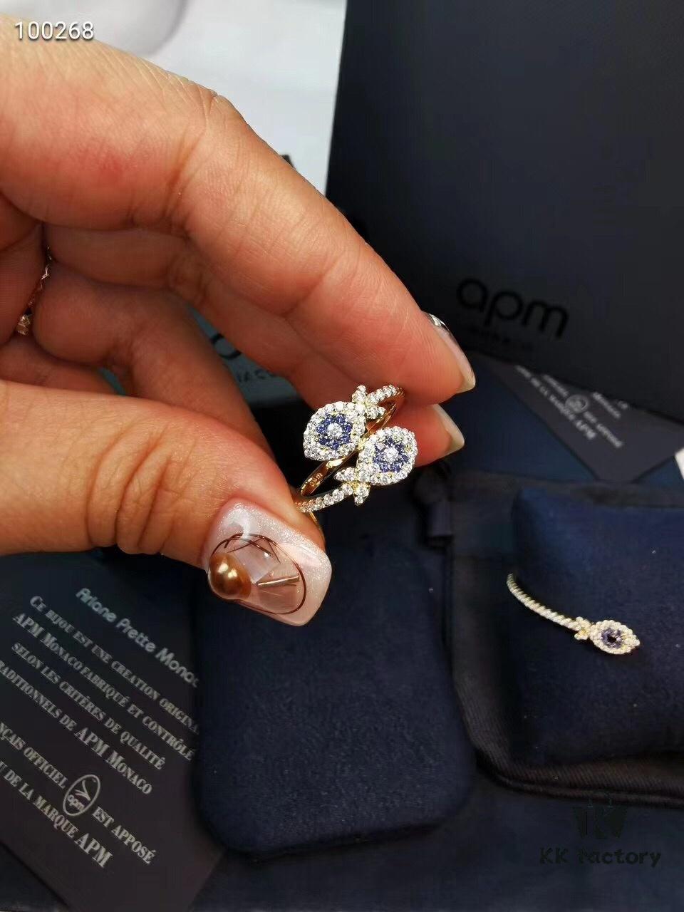 APM Monaco New Arrival Ocean Collection Little Goldfish Ring, Fun, Unique, and Cute