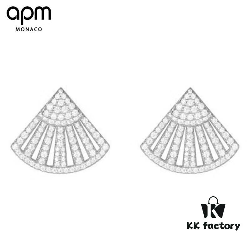 APM Monaco Classic Fan Stud Earrings from the Flamenco Series