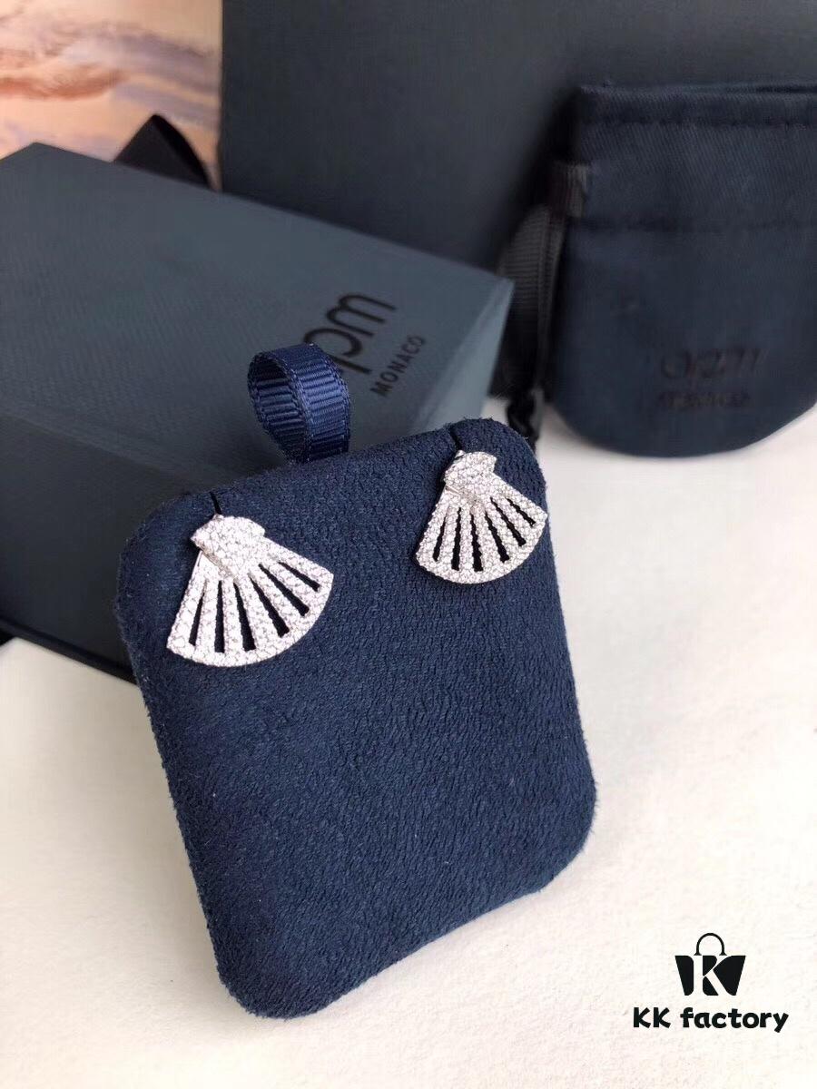 APM Monaco Classic Fan Stud Earrings from the Flamenco Series