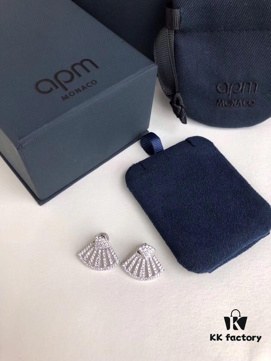 APM Monaco Classic Fan Stud Earrings from the Flamenco Series