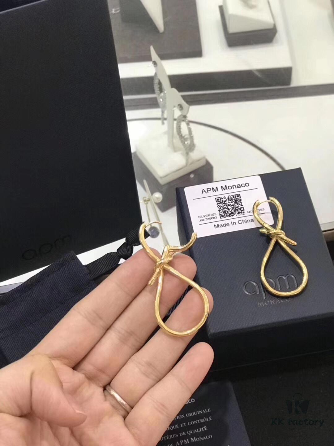 APM Personality Seagrass Knot Earrings