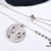 APM Monaco MANDALA Necklace, Sweater Chain, Pendant for Collarbone – Mysterious Infinity Circle, Continuation of the Beauty of Life