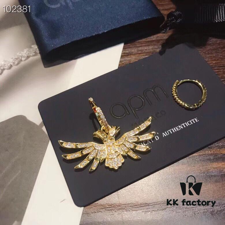 apm New Arrival Thunderbird Earrings Stud 💘 Dreamcatcher Collection ✨ Celebrity Style 925 Sterling Silver Pin