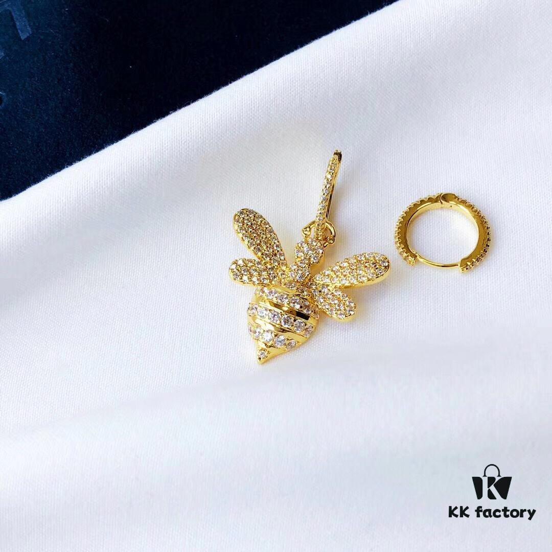 M7 Asymmetrical Bee APM Earrings