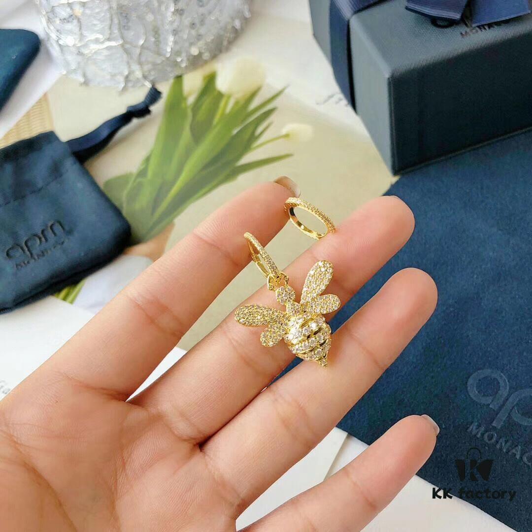 M7 Asymmetrical Bee APM Earrings