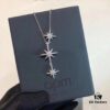 APM Monaco Silver Meteorite Crystal Star 3-Meter Necklace