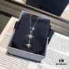 APM Monaco Silver Meteorite Crystal Star 3-Meter Necklace