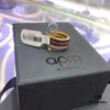 A Jia Safety Pin Ring, INS Multicolor Contrast, Unique Fashionable Design, Stylish European and American Style, Versatile Colorful Safety Pin Inspired Finger Ring