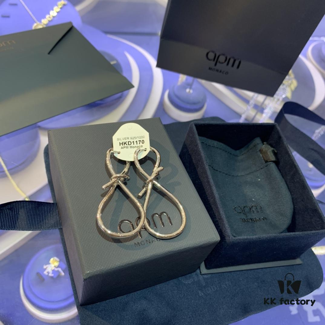 New Arrival 💕 A-Monaco Long Statement Earrings for Women, European and American Style Ear Jewelry, Flattering Drop Earrings for Round Faces, Perfect Gift for Girlfriend