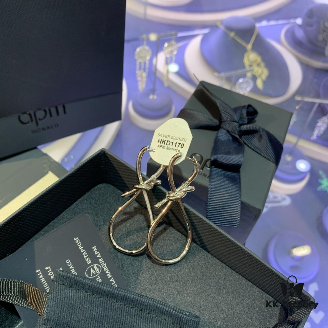 New Arrival 💕 A-Monaco Long Statement Earrings for Women, European and American Style Ear Jewelry, Flattering Drop Earrings for Round Faces, Perfect Gift for Girlfriend