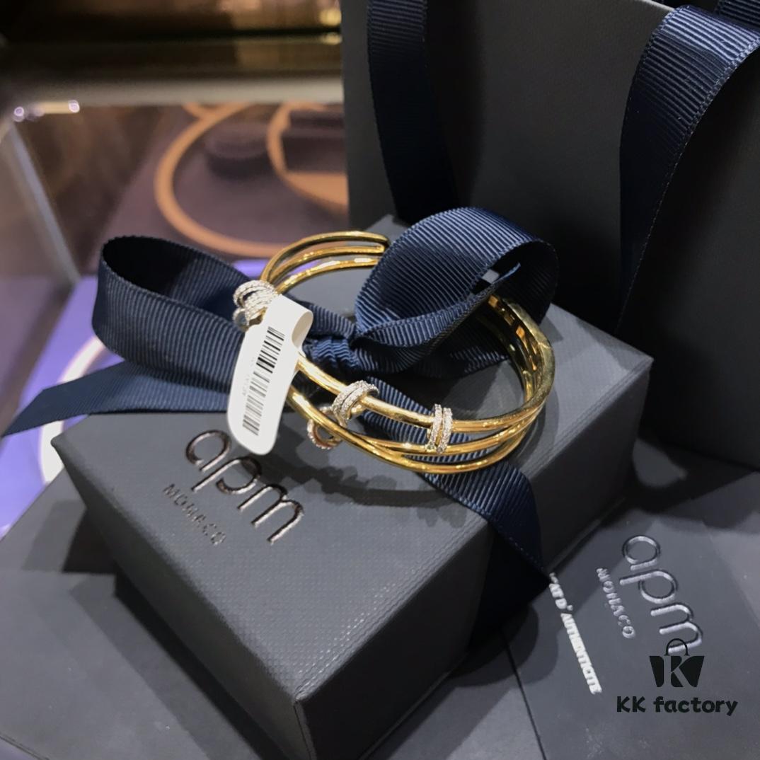 A Family Tangyun Circle Bracelet for Women, Fashionable and Unique Geometric Crossed Line Bangle Inspired by Dilraba