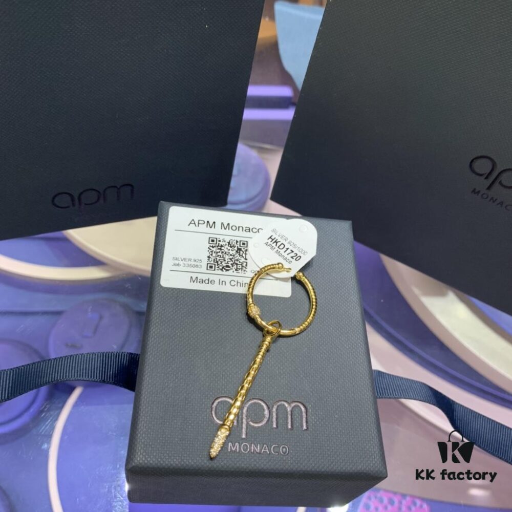 New Arrival 💕 A's Monaco New Gold Earrings, Personalized