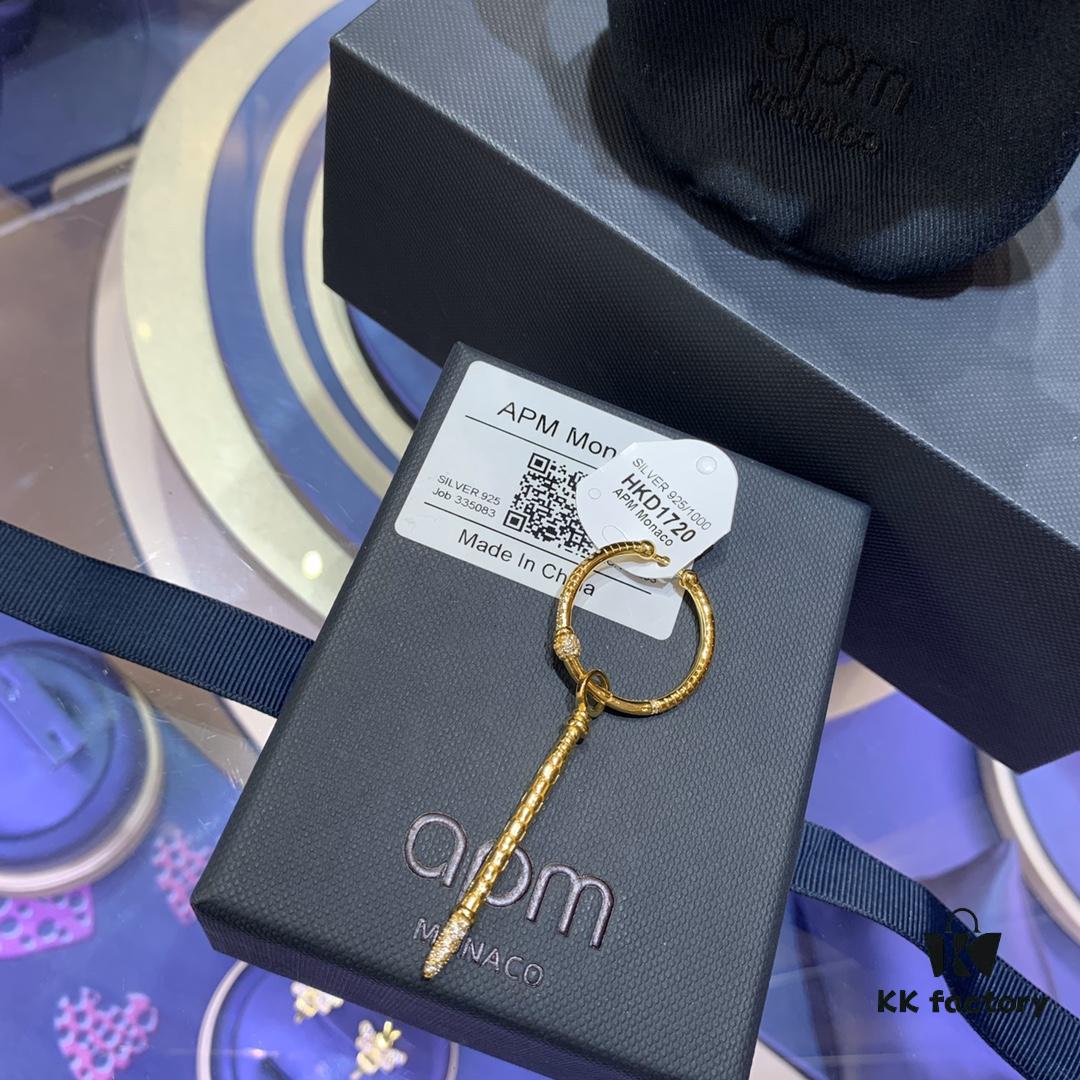 New Arrival 💕 A's Monaco New Gold Earrings, Personalized