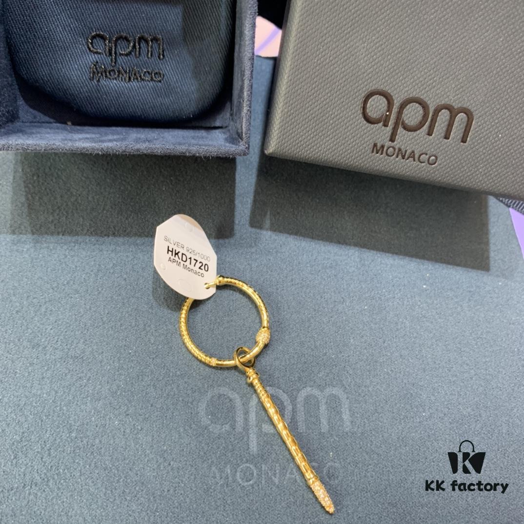 New Arrival 💕 A's Monaco New Gold Earrings, Personalized