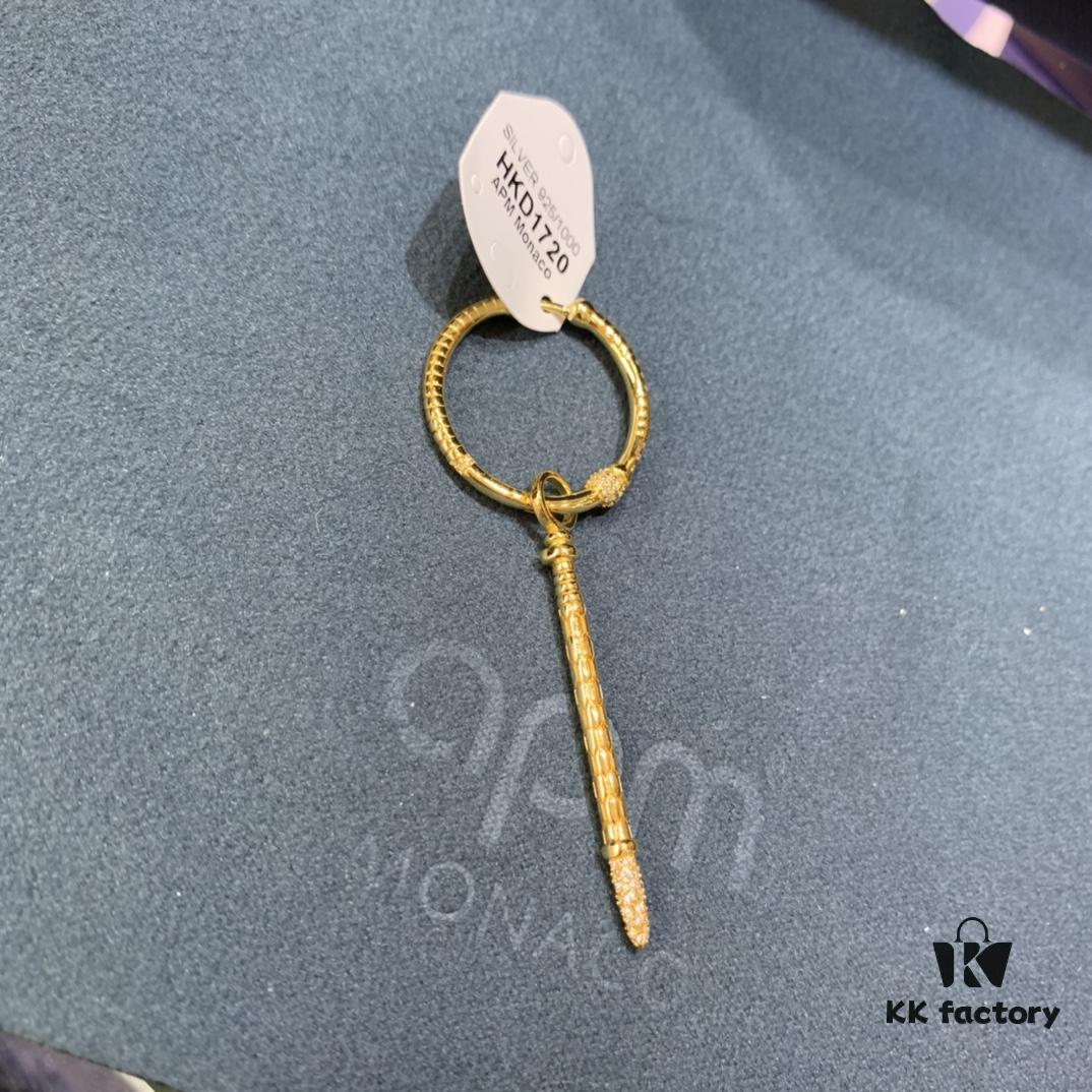 New Arrival 💕 A's Monaco New Gold Earrings, Personalized