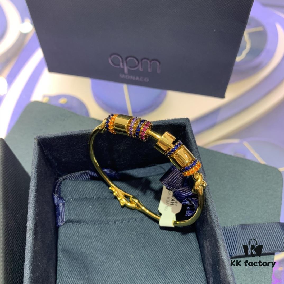 New Arrival 💕 A-Home Monaco Style Elegant Multicolor Multi-Layer Bracelet for Women, Golden Romantic Jewelry Gift for Girlfriend or Best Friend