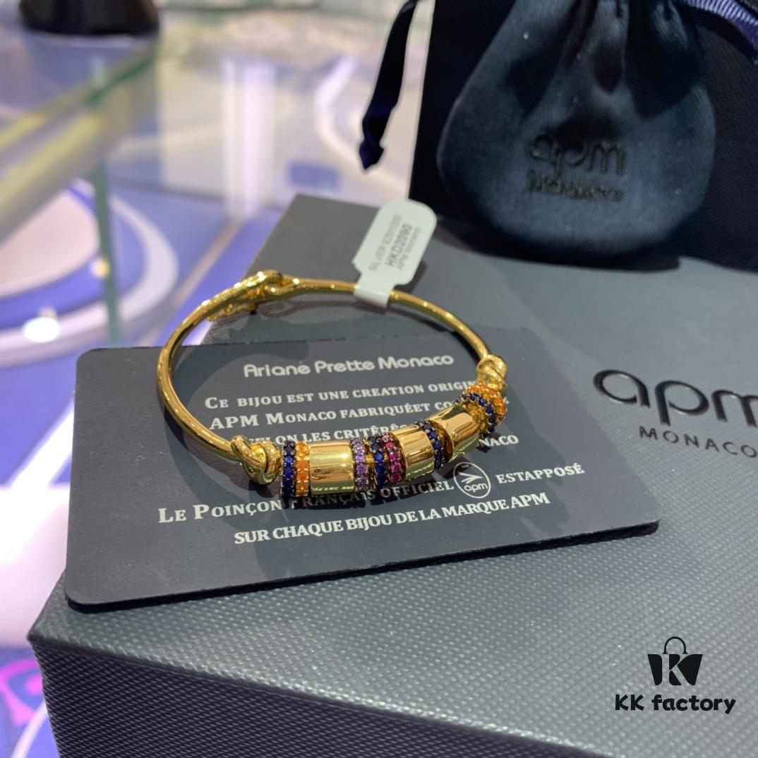 New Arrival 💕 A-Home Monaco Style Elegant Multicolor Multi-Layer Bracelet for Women, Golden Romantic Jewelry Gift for Girlfriend or Best Friend