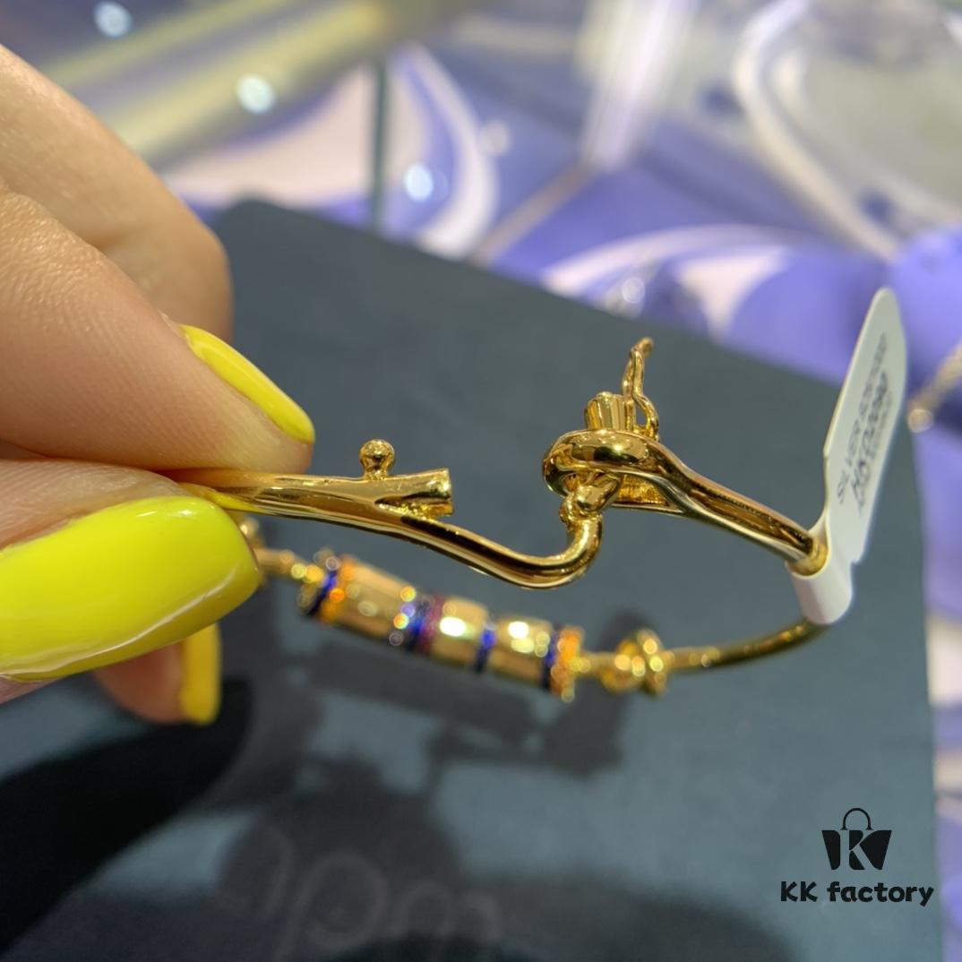 New Arrival 💕 A-Home Monaco Style Elegant Multicolor Multi-Layer Bracelet for Women, Golden Romantic Jewelry Gift for Girlfriend or Best Friend