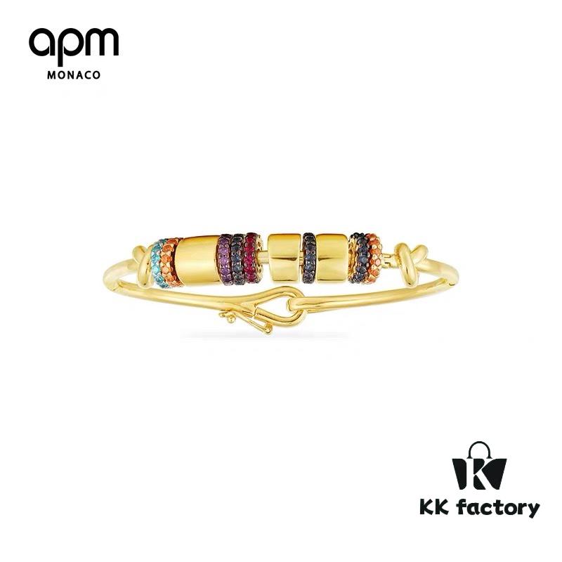 New Arrival 💕 A-Home Monaco Style Elegant Multicolor Multi-Layer Bracelet for Women, Golden Romantic Jewelry Gift for Girlfriend or Best Friend