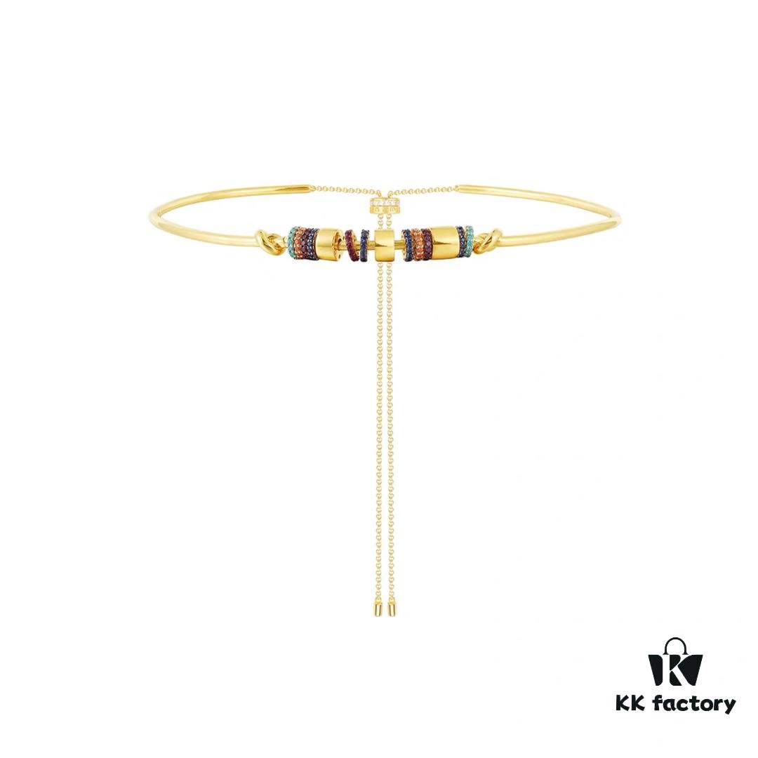 A Family Monaco Multicolor Choker Romantic Geometric Collarbone Necklace Gift for Girlfriend 520