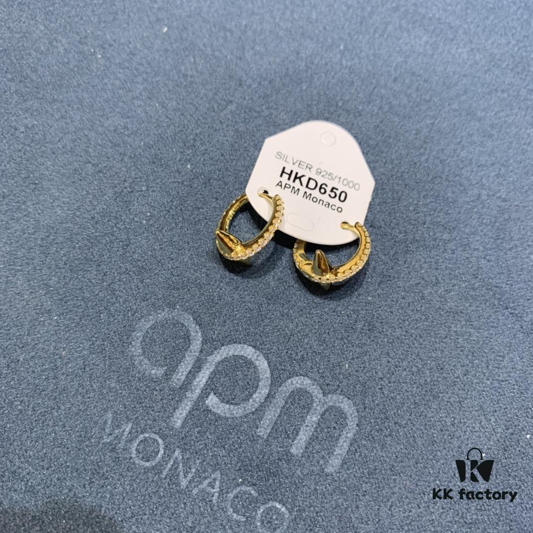 A Family Monaco Style Rivet Earrings Couple's Design Instagram Trendy Minimalist Ear Studs for Women 2020 New Arrival Trendy