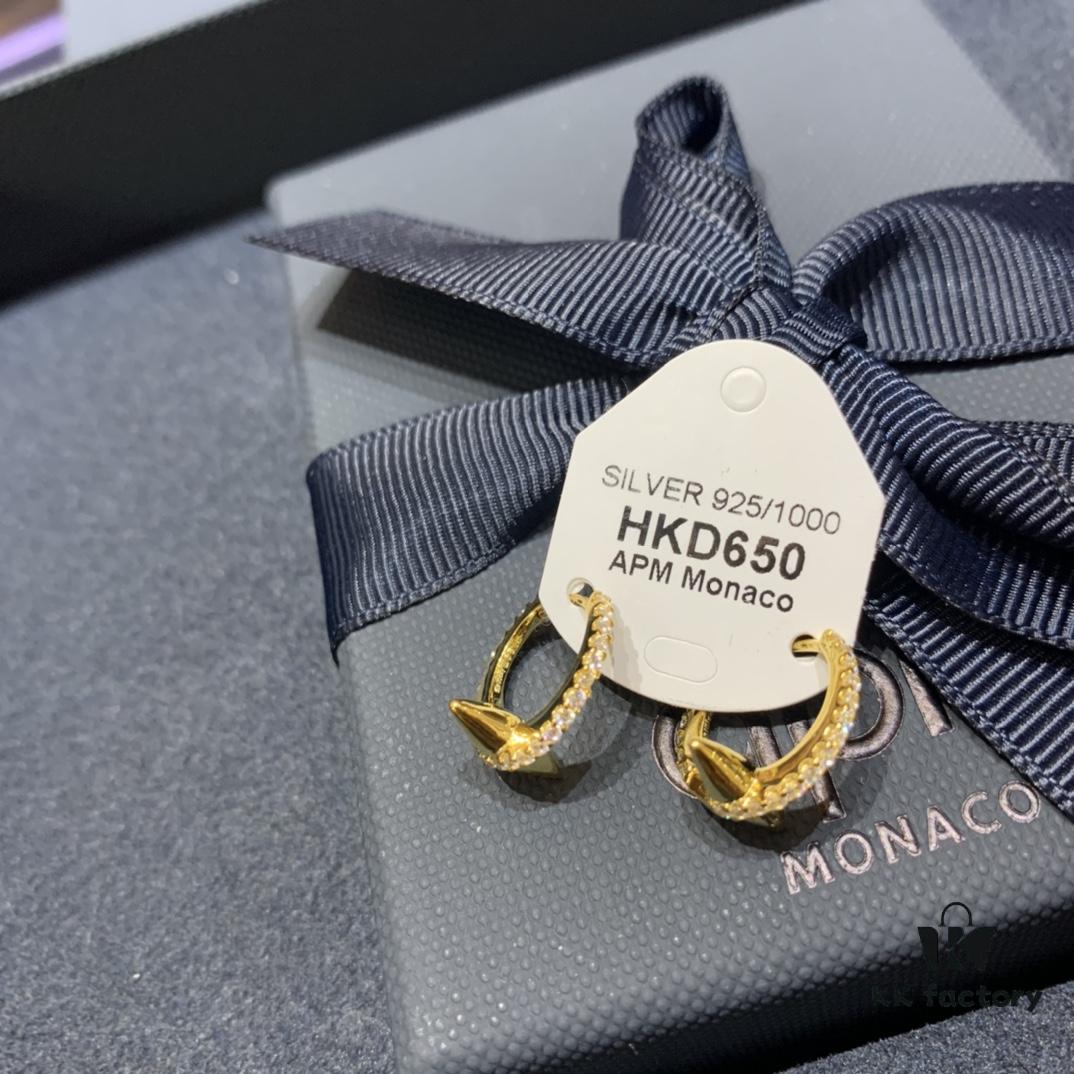 A Family Monaco Style Rivet Earrings Couple's Design Instagram Trendy Minimalist Ear Studs for Women 2020 New Arrival Trendy