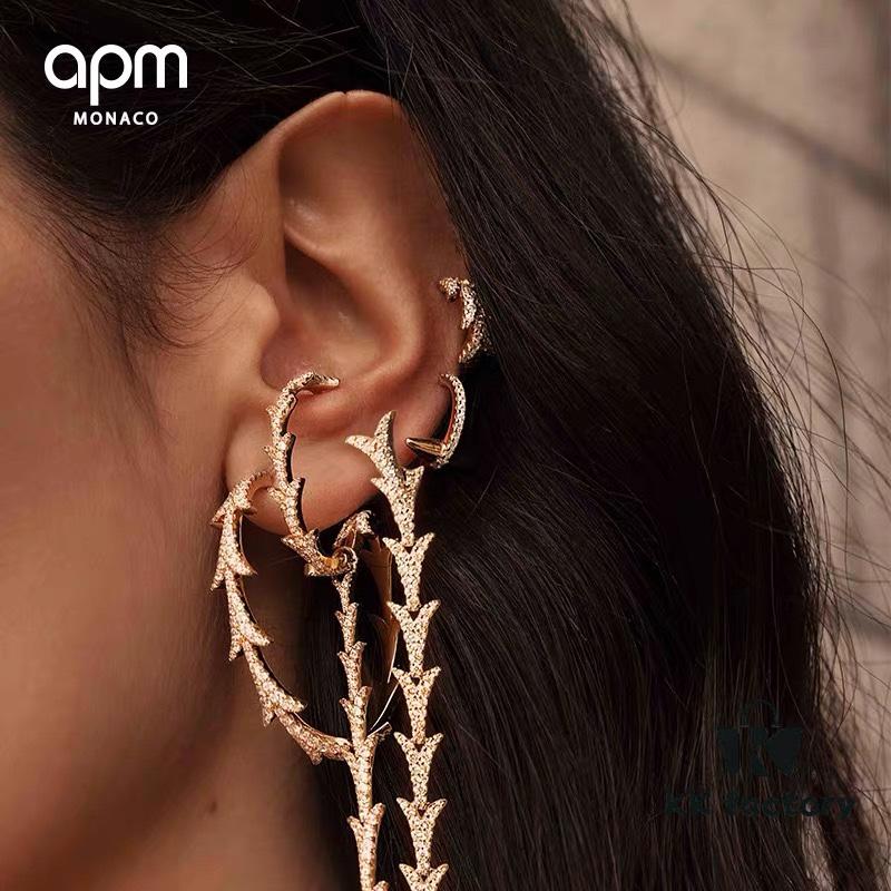 A Family Monaco Style Rivet Earrings Couple's Design Instagram Trendy Minimalist Ear Studs for Women 2020 New Arrival Trendy