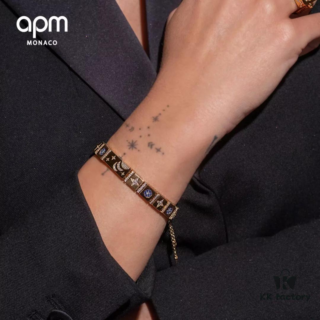 New Arrival 💕 A's Monaco Dreamy Star and Moon Bracelet for Women, Cute Girl's Multi-Cube Couple Friendship Jewelry