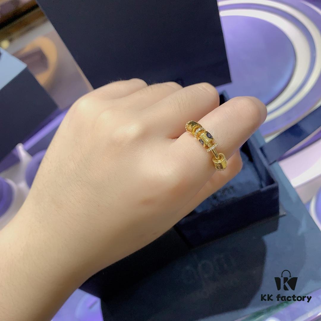 New Arrival 💕 A-Monaco Lucky Star and Moon Ring & Earrings, Luxurious Dreamy Celestial Circle Index Finger Jewelry