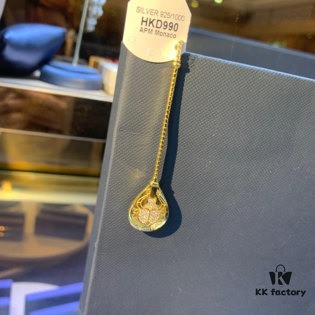 A-Home Monaco Necklace with Crystal Buckle Pendant for Women, Simple and Stylish Sweater Chain, Ideal Gift for Girlfriend