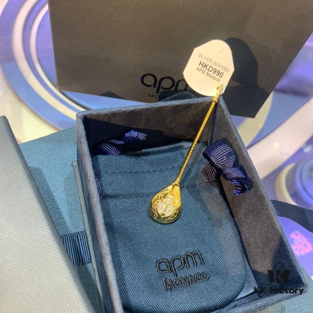 A-Home Monaco Necklace with Crystal Buckle Pendant for Women, Simple and Stylish Sweater Chain, Ideal Gift for Girlfriend