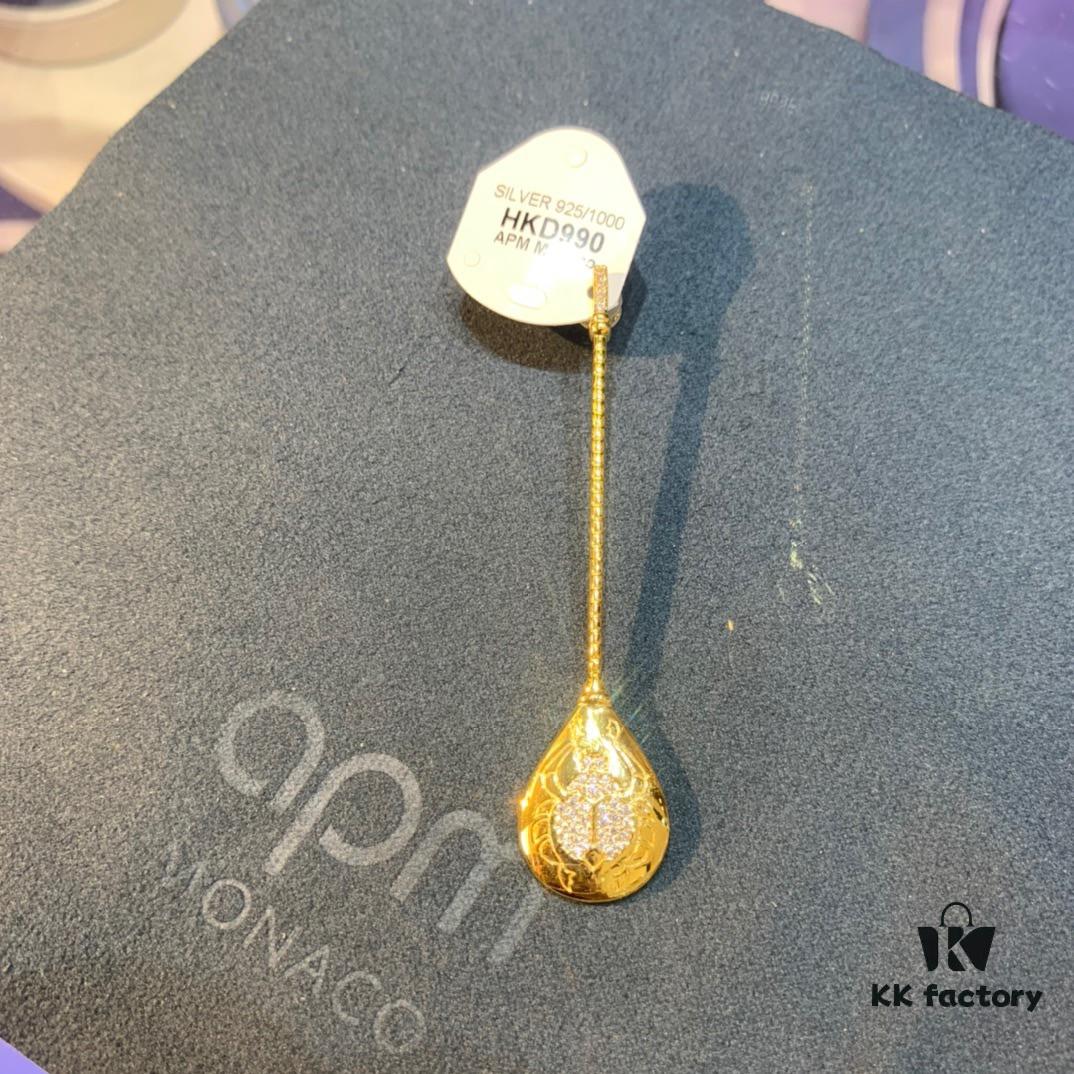 A-Home Monaco Necklace with Crystal Buckle Pendant for Women, Simple and Stylish Sweater Chain, Ideal Gift for Girlfriend