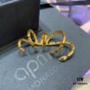 A Monaco New Arrival Guardian Spirit Snake Openwork Earrings, Women's Minimalist Design, Unique Snake Shape