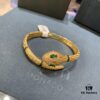 A Family Monaco New Arrival Guardian Spirit Snake Open Silver Bracelet for Women, Unique Design Personalized Snake-Shaped Hand Jewelry