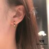 APM Monaco Colorful Geometric Small Earrings for Women, Fashionable and Exquisitely Designed Ear Accessories Perfect for Winter