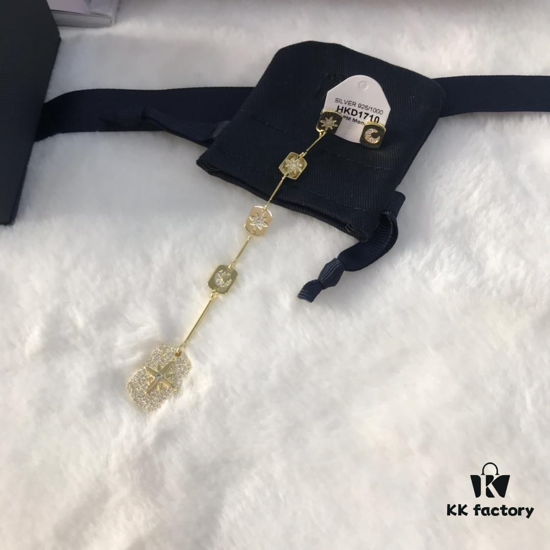 A Brand Monaco Union Flag Bracelet and Earrings Set