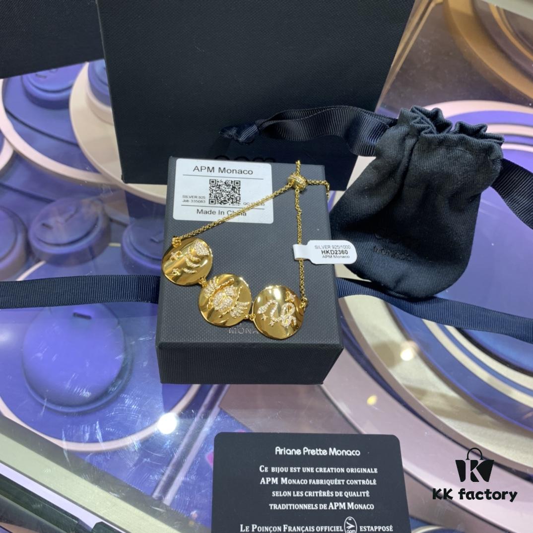 A Monaco New Arrival Shiny Round Pendant Bracelet - Ultra Fashionable