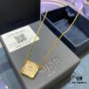 A Family Monaco New Arrival Square Guardian Leo Necklace for Women, Minimalist Boutique Little Lion Collarbone Chain
