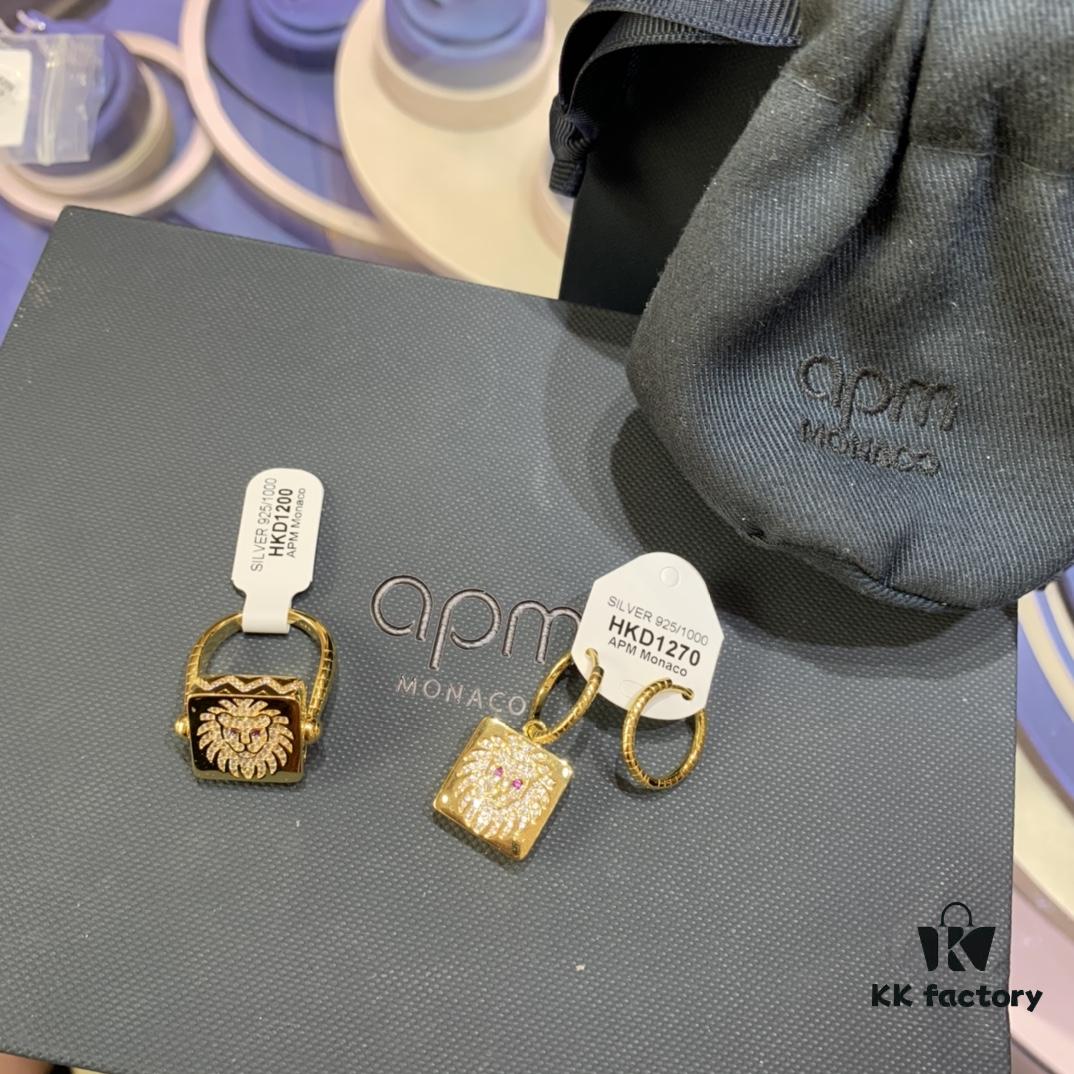 April New Arrival A Monaco Shiny Leo Ear Studs - Asymmetric Stylish Spring Earrings