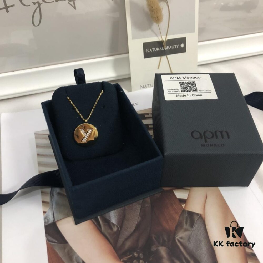 Custom Engraved Necklace 💗 APM Monaco Letter Necklace with Personalization