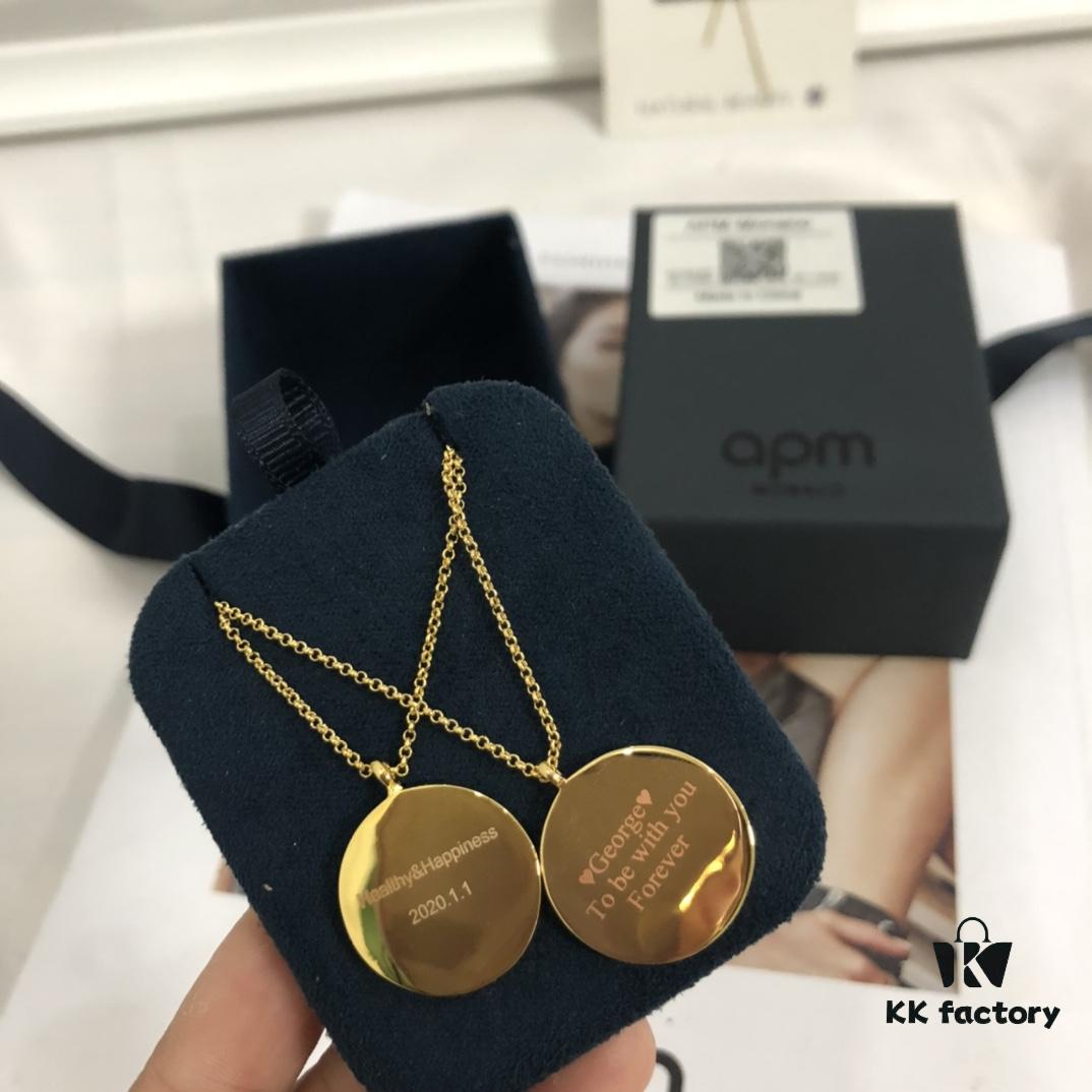 Custom Engraved Necklace 💗 APM Monaco Letter Necklace with Personalization