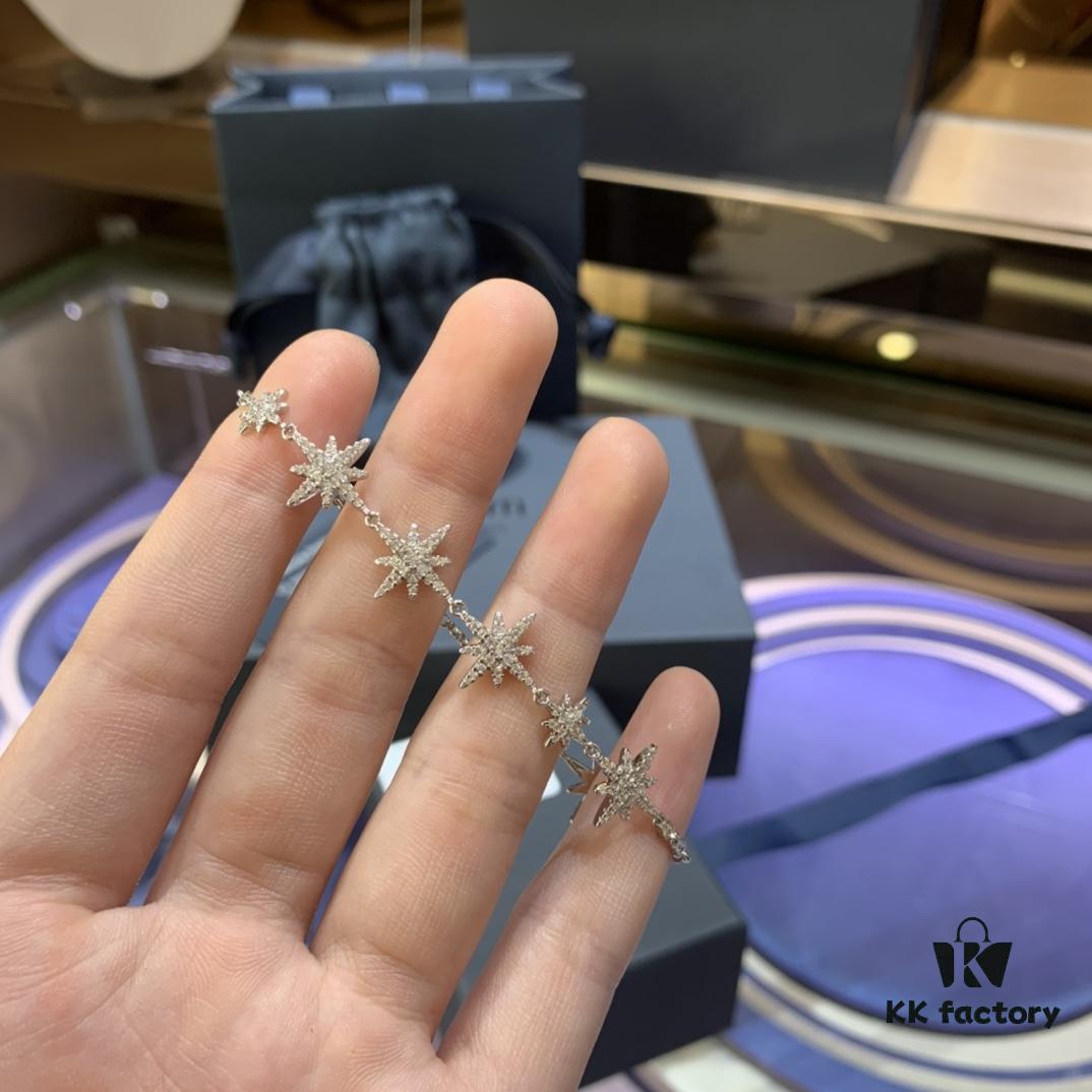 A-Monaco New Arrival Multi-Meteor Silver Bracelet, Instagrammable Niche Design, Luxury Women's Fashion Jewelry